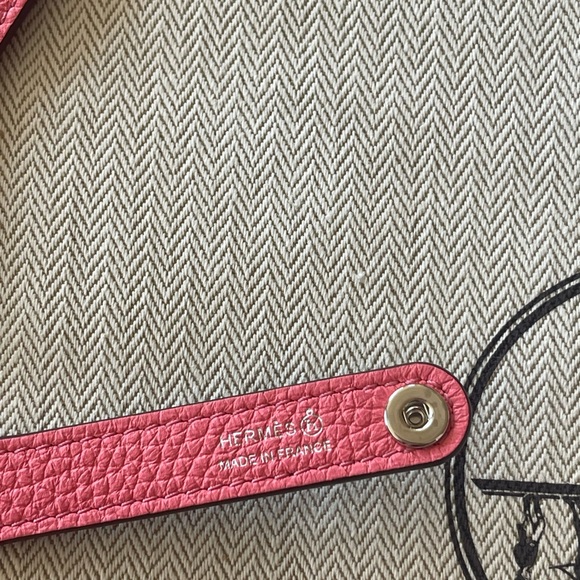 HERMES RARE PINK /BROWN REVERSIBLE VISOR - Picture 8 of 14